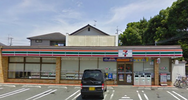Convenience store. Seven-Eleven Kishiwada Nishinouchi the town store (convenience store) to 319m
