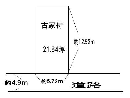 Compartment figure. Land price 5.8 million yen, Land area 71.55 sq m