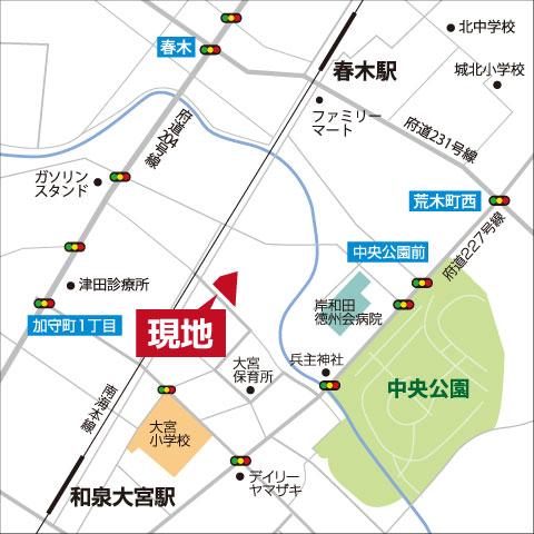 Local guide map