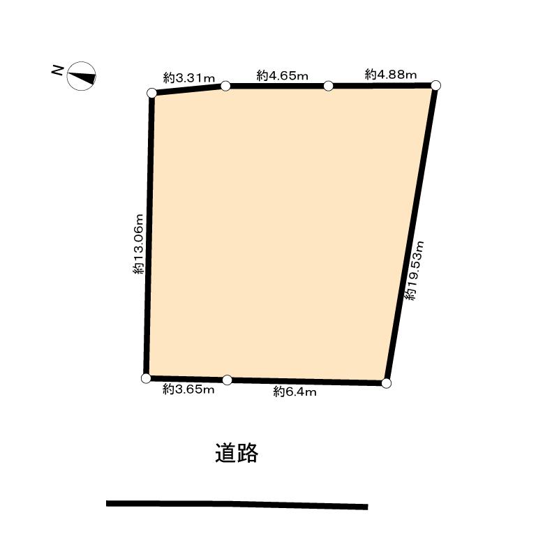 Compartment figure. Land price 16,870,000 yen, Land area 159.34 sq m