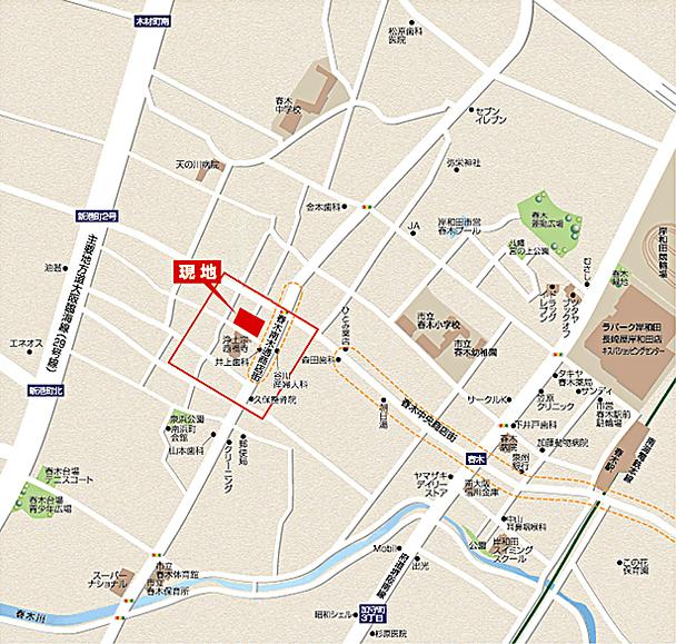 Local guide map. Nankai Main Line "Haruki" 2 minute walk to exit the station shopping street from the train station! It can also be shopping after work, Glad to double-income location (local guide map)