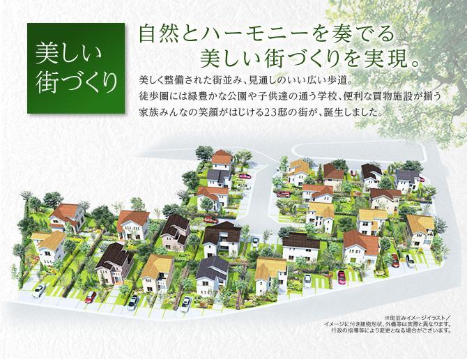 Other. Achieve a beautiful town development played by nature and harmony. ( ※ Cityscape image illustrations)