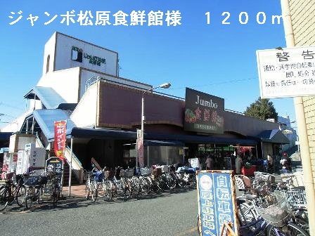Supermarket. Jumbo 1200m until Matsubara diet 鮮館 like (Super)