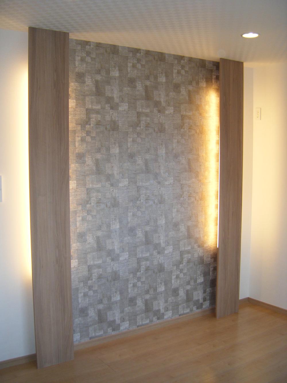 Living. Living indirect lighting ・ TV installation space