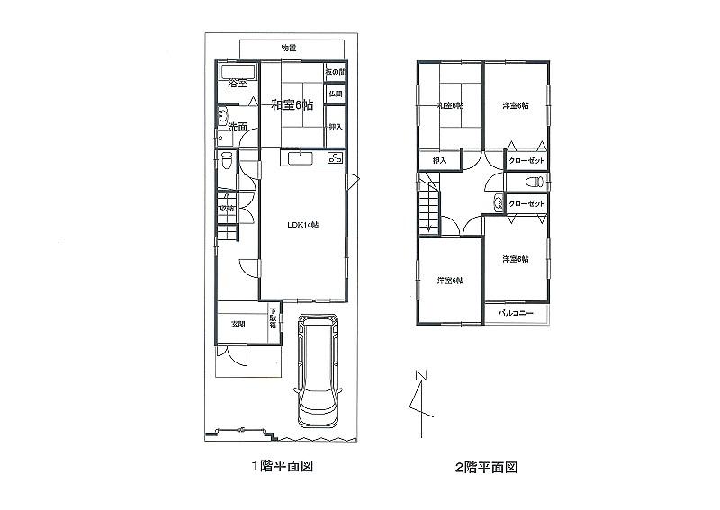 Floor plan. 23 million yen, 5LDK, Land area 106.2 sq m , Building area 114.03 sq m