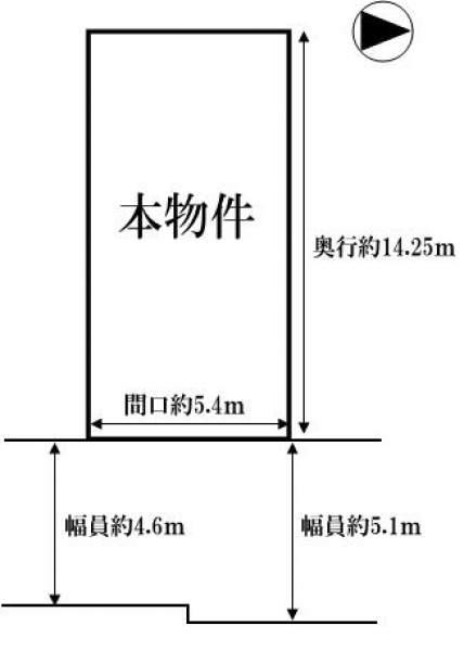 Compartment figure. Land price 13.8 million yen, Land area 77.22 sq m