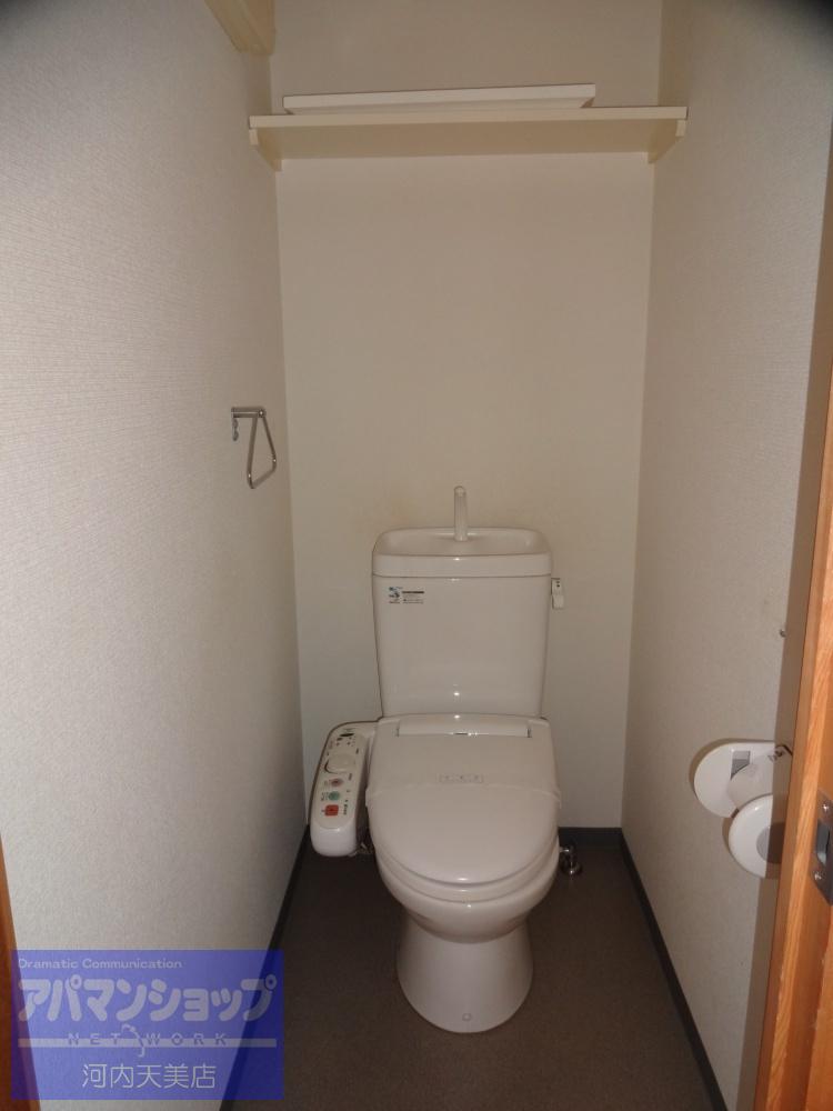 Toilet. With toilet cleaning toilet seat