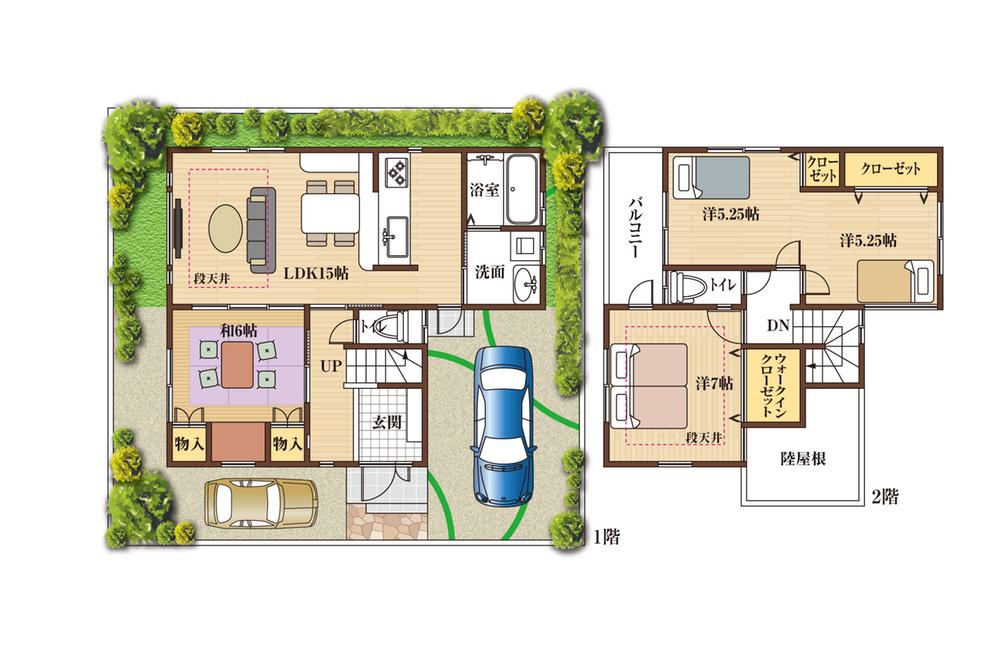 Floor plan. (No. 2 locations), Price 29,800,000 yen, 4LDK, Land area 100.84 sq m , Building area 94.22 sq m