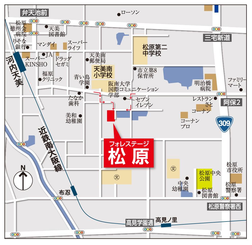 Local guide map