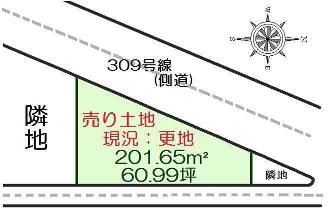 Compartment figure. Land price 25 million yen, Land area 201.65 sq m