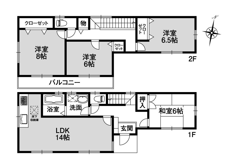 Floor plan. Minoo Kyuzu mall until 1314m ion, 109 Cinemas, Shopping mall in which various specialty store enters