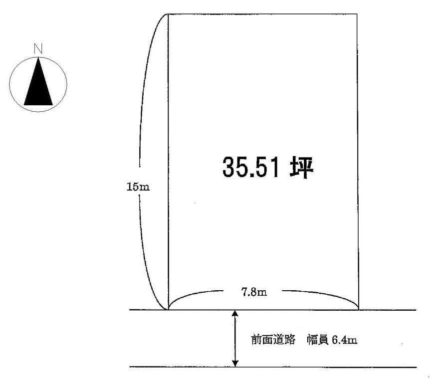 Compartment figure. Land price 25,900,000 yen, It is a good shaping areas of land area 117.4 sq m form