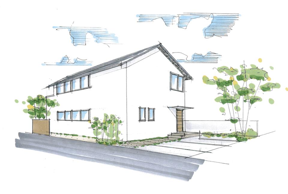 Building plan example (Perth ・ appearance). Building plan example (A No. land) Building Price       16.8 million yen, Building area 100 sq m