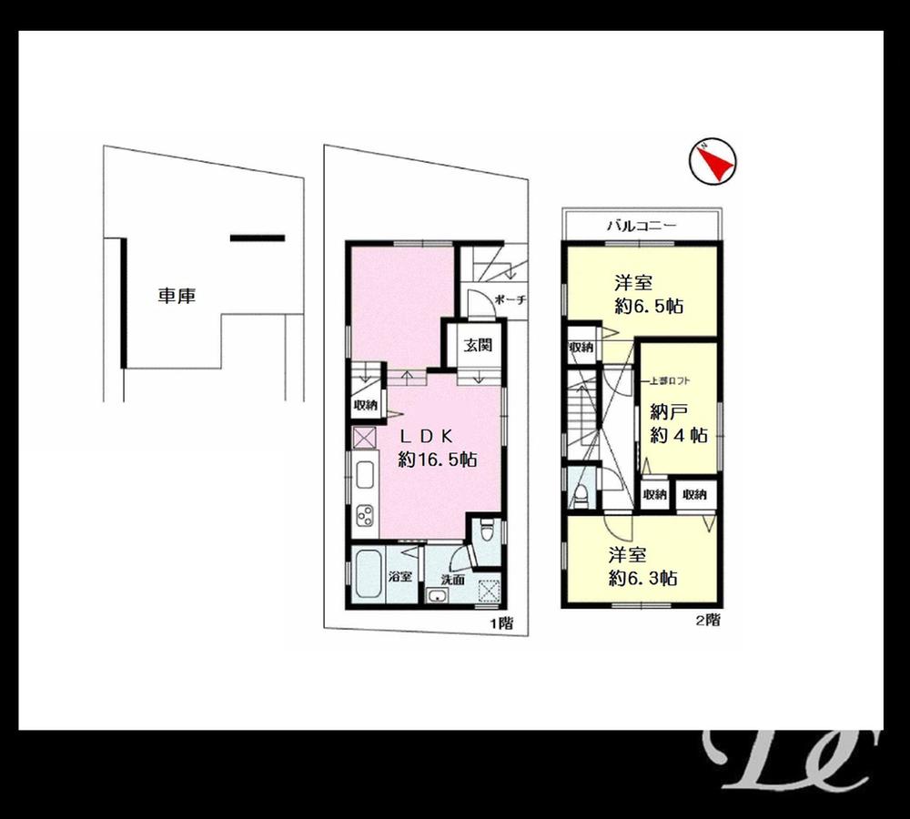 Floor plan. 26.5 million yen, 2LDK + S (storeroom), Land area 66.04 sq m , Building area 91.39 sq m