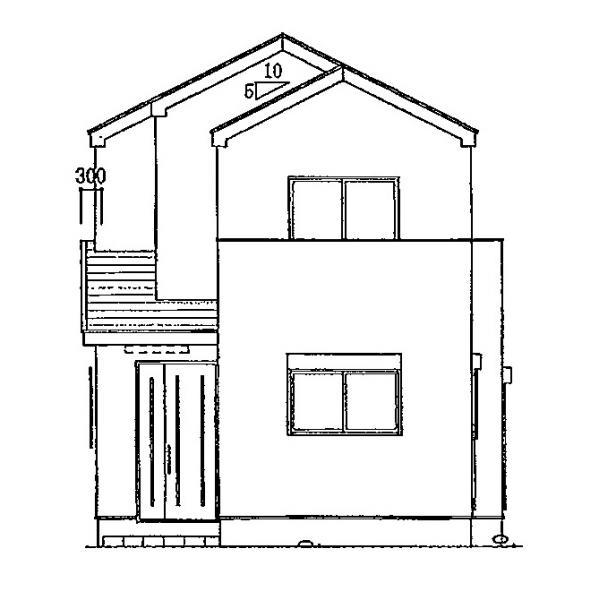 Rendering (appearance). It is an elevational view of the building confirmation