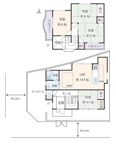 Floor plan. 27,800,000 yen, 4LDK, Land area 101.65 sq m , Building area 88.7 sq m
