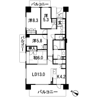 Floor: 4LDK + pantry, the area occupied: 97.6 sq m, Price: 31.9 million yen