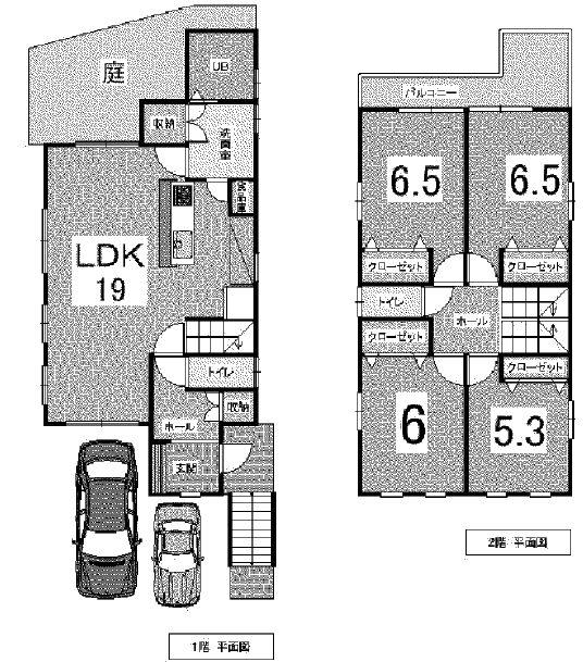 Floor plan. 29,800,000 yen, 4LDK, Land area 123.18 sq m , Building area 112.98 sq m parking two possible floor plan