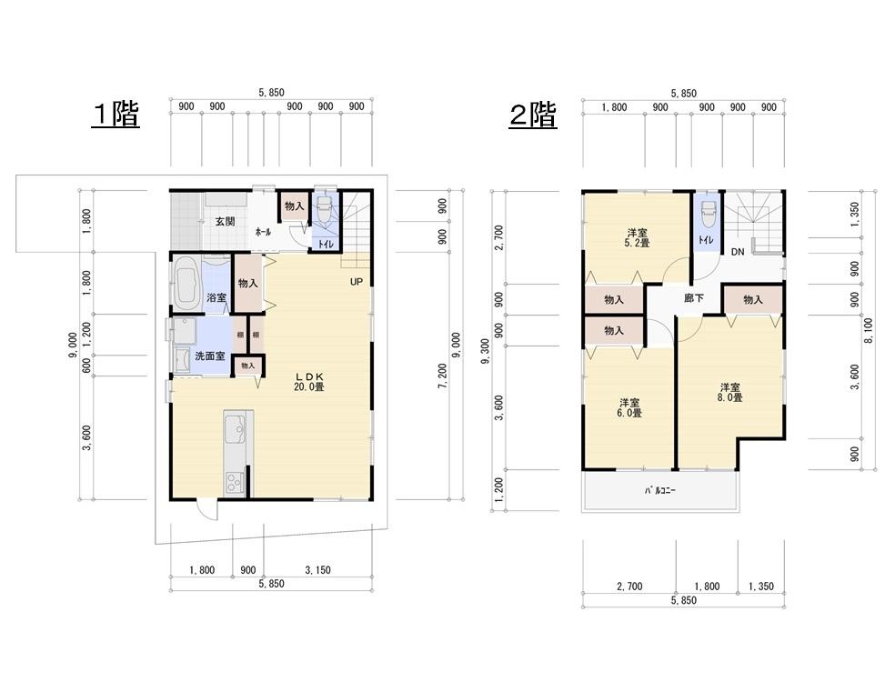 Floor plan. 34,800,000 yen, 4LDK, Land area 150.42 sq m , If the pursuit of building area 114.27 sq m "live human eyes.", Living space of the room was born.