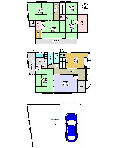 Floor plan. 21.9 million yen, 4DK + S (storeroom), Land area 160.26 sq m , Building area 160.26 sq m