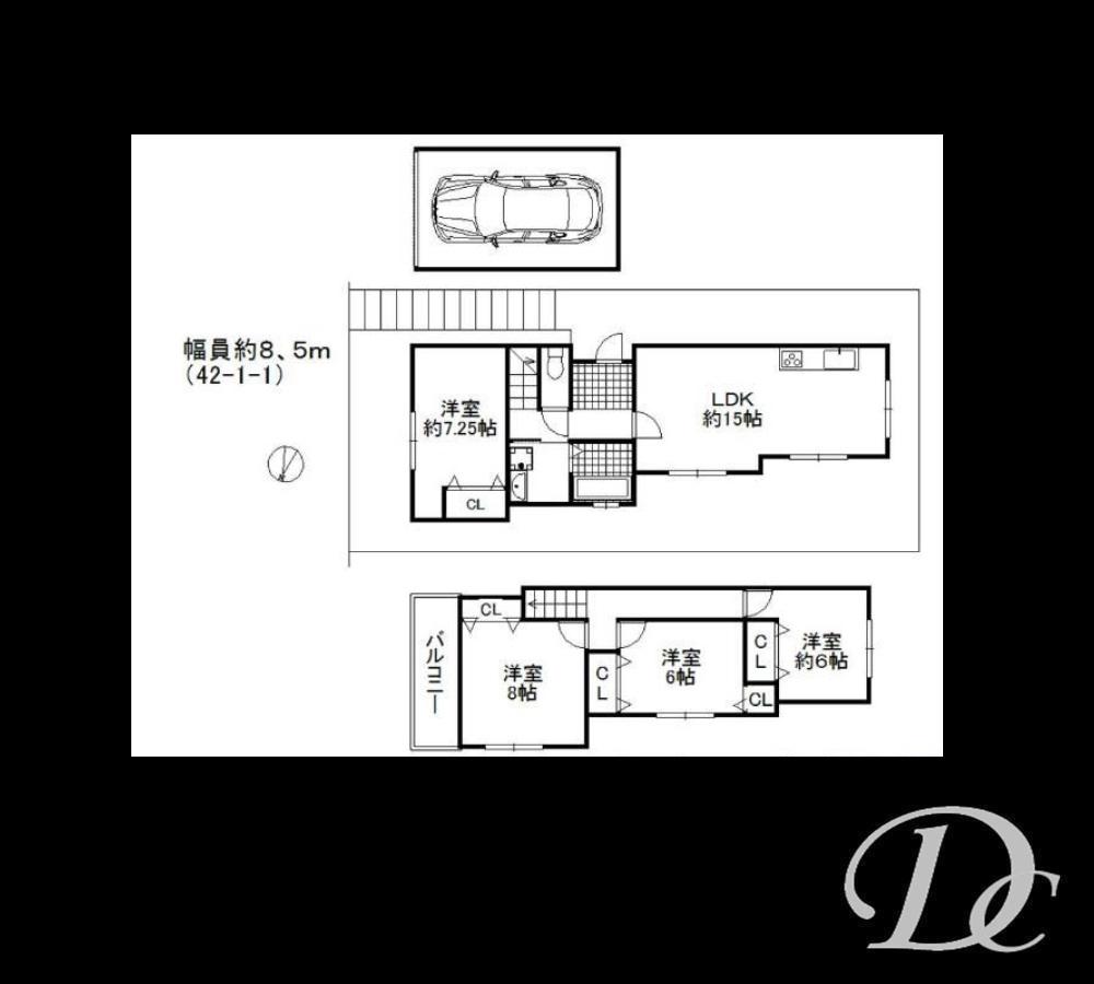 Floor plan. 28.8 million yen, 4LDK, Land area 128.4 sq m , Building area 95.17 sq m