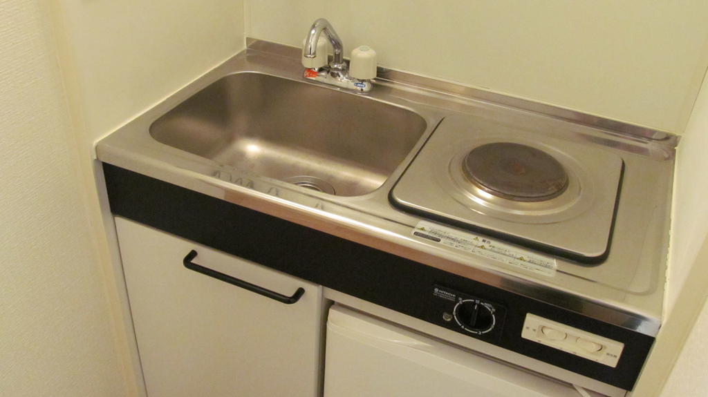 Kitchen. Nice kitchen with refrigerator usability