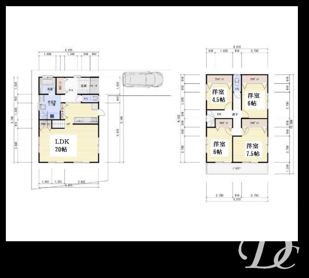Floor plan. 34,800,000 yen, 4LDK, Land area 150.42 sq m , Building area 114.27 sq m