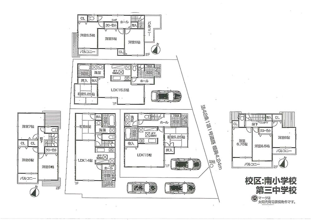 Floor plan. (No. 2 locations), Price 34,800,000 yen, 4LDK, Land area 100 sq m , Building area 95.58 sq m