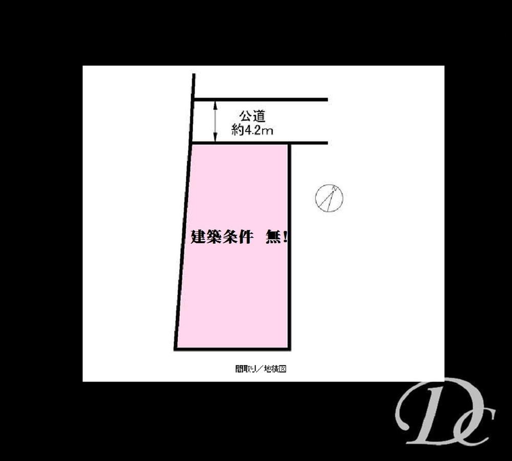 Compartment figure. Land price 21,200,000 yen, Land area 93.18 sq m