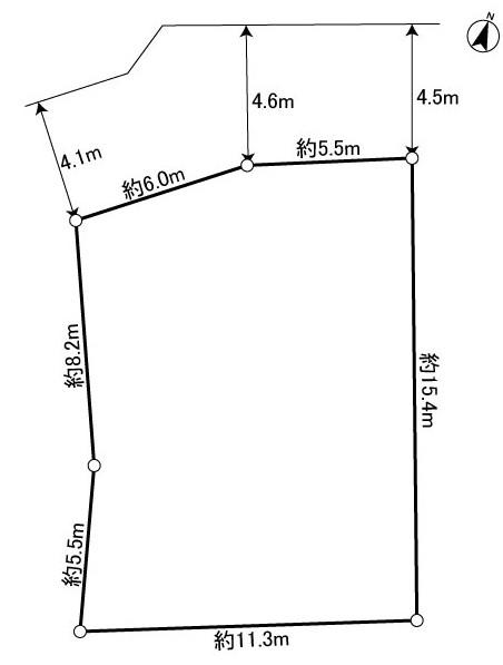 Compartment figure. Land price 29,800,000 yen, Land area 166.92 sq m frontage 11.5m