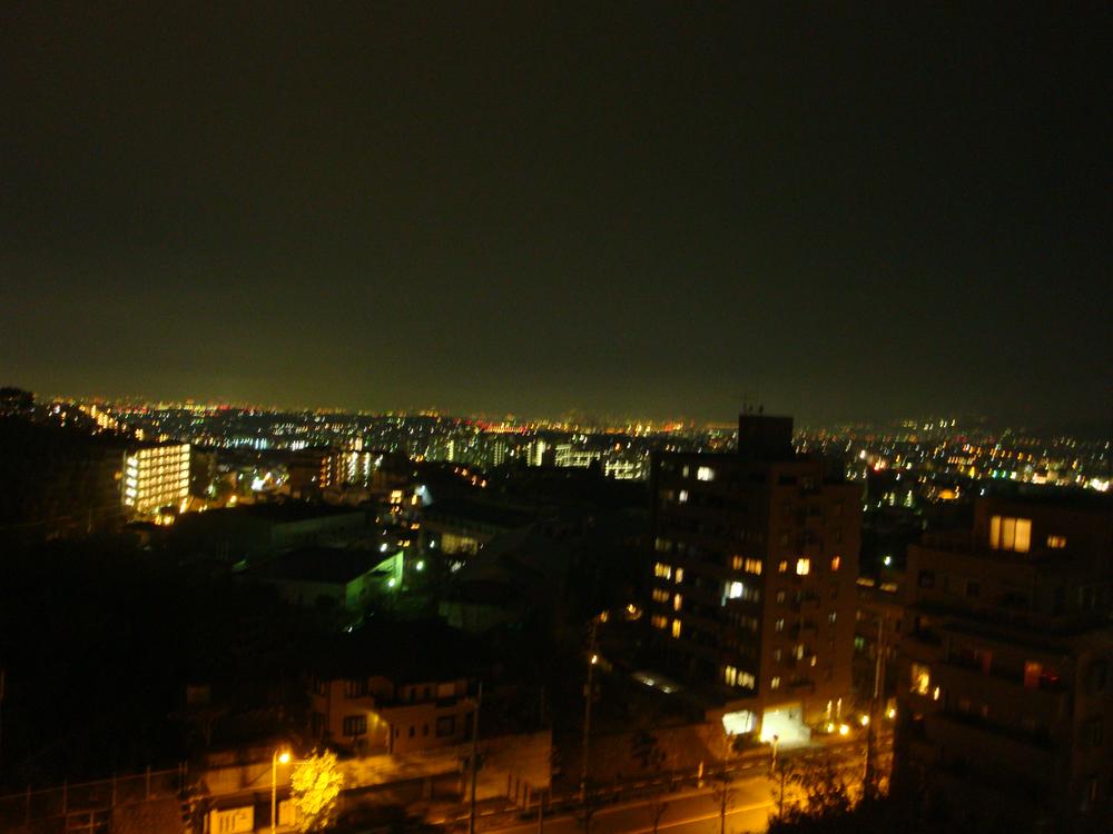View photos from the dwelling unit. Nighttime vista