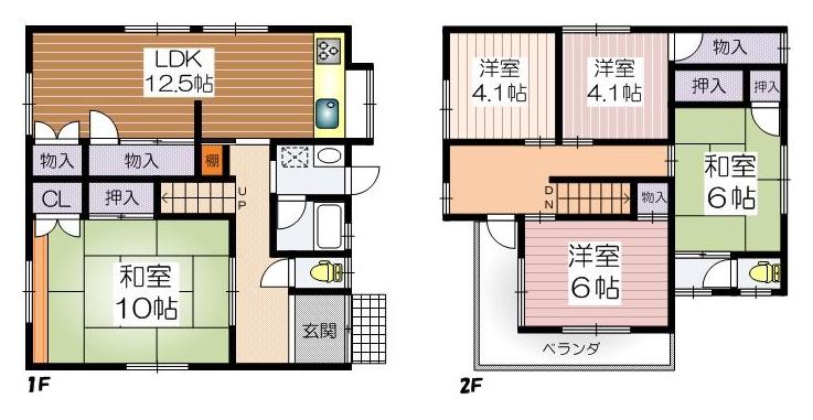 Floor plan. 14 million yen, 5LDK, Land area 120.83 sq m , Building area 85.56 sq m