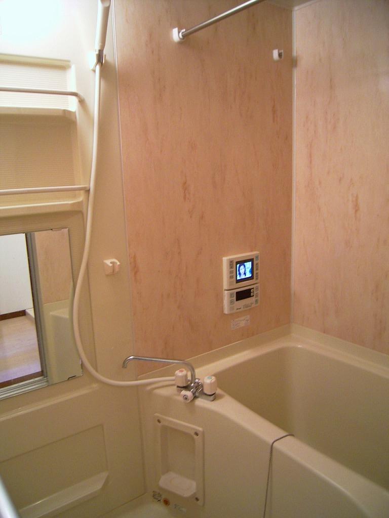 Bath. Bathroom is an example With TV