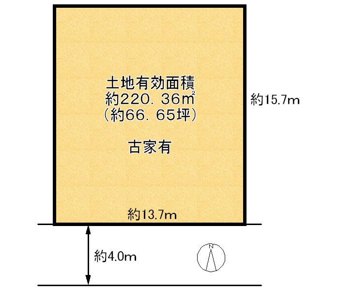 Compartment figure. Land price 48 million yen, Land area 247.66 sq m