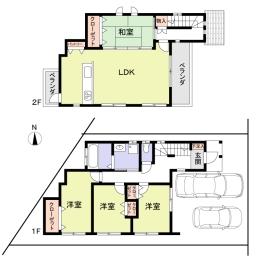Floor plan. 30,900,000 yen, 4LDK, Land area 97.47 sq m , Building area 89.7 sq m