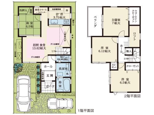 Floor plan. Living environment moisture and convenience to harmony.