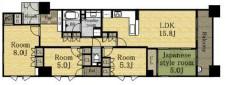 Floor plan. 4LDK, Price 29,800,000 yen, Occupied area 89.87 sq m , Is 4LDK of balcony area 10.8 sq m rare