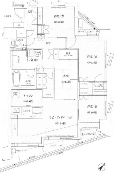 Floor: 4LDK, occupied area: 90.01 sq m, Price: TBD
