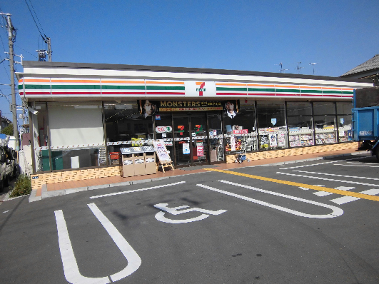 Convenience store. Seven-Eleven Moriguchi Toko-cho 2-chome up (convenience store) 382m