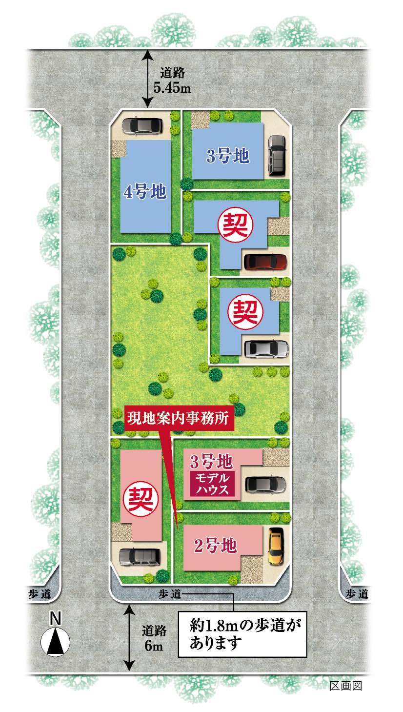 Compartment figure. 27,998,000 yen, 4LDK, Land area 74.06 sq m , Building area 109.46 sq m   [Local sectioning view]
