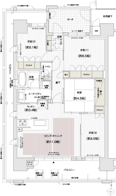 Floor: 4LDK, occupied area: 78.96 sq m, Price: 32,961,000 yen