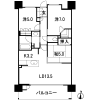 Floor: 3LDK, occupied area: 72.52 sq m, Price: 29,072,000 yen ~ 30,615,000 yen