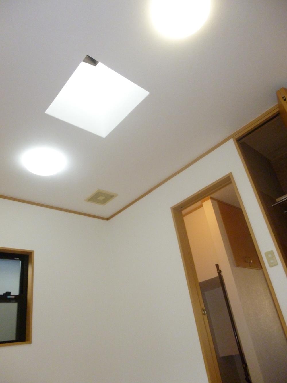 Non-living room. Equipped skylight rooms and ventilation fan also