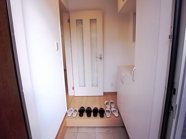 Entrance. Bright entrance with storage enhancement