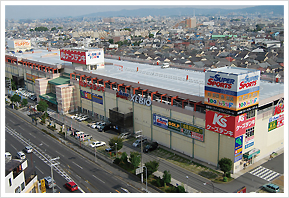 Home center. K's Denki Moriguchi store up (home improvement) 1374m