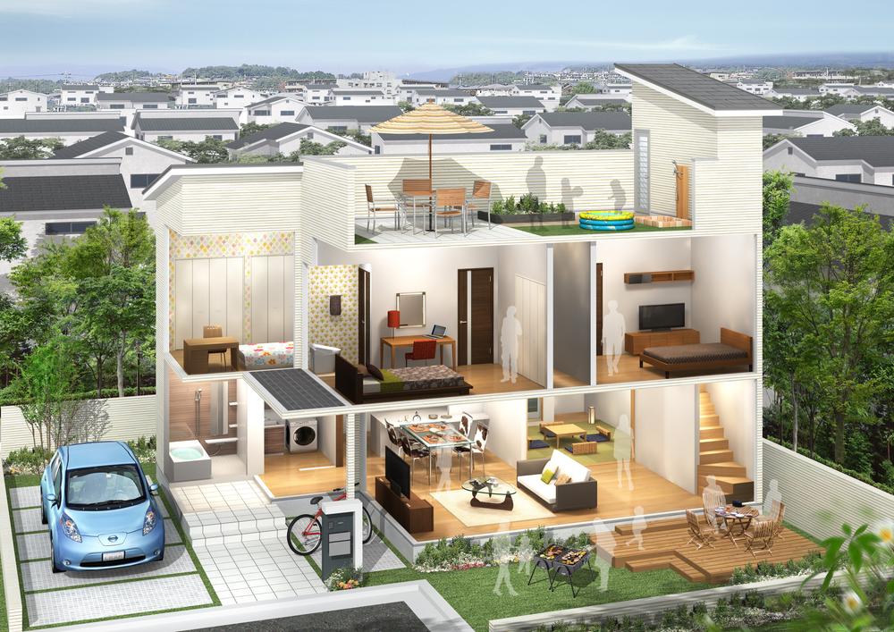 Floor plan. Price 38,800,000 yen, 4LDK, Land area 131.53 sq m , Building area 121.73 sq m