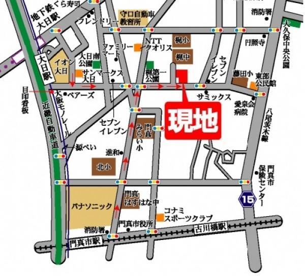 Local guide map. It becomes a front road is one-way traffic. Please come to mark our blue climbing.