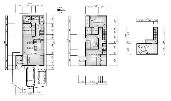 Building plan example (floor plan). Building plan example (A No. land) Building Price     17,540,000 yen, Building area 116.00 sq m