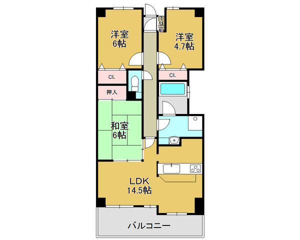 Floor plan. 3LDK, Price 18.9 million yen, Occupied area 68.68 sq m , Everyone envision balcony area 7.91 sq m, Why do not you realize the house of ideal