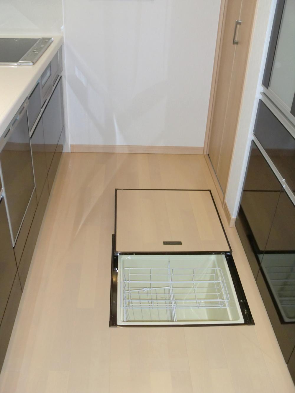 Kitchen. It was also put under the floor storage in the kitchen!